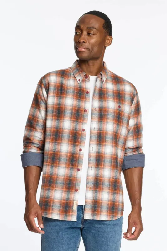 Weatherproof Vintage Brushed Flannel Shirt for Men in Gold Flame | F2485572GK-GOLDFLAME sold by Glik’s