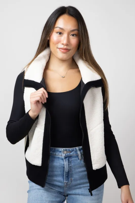 Teddy Vest for Women in Off White | JK8230-WHT sold by Glik’s