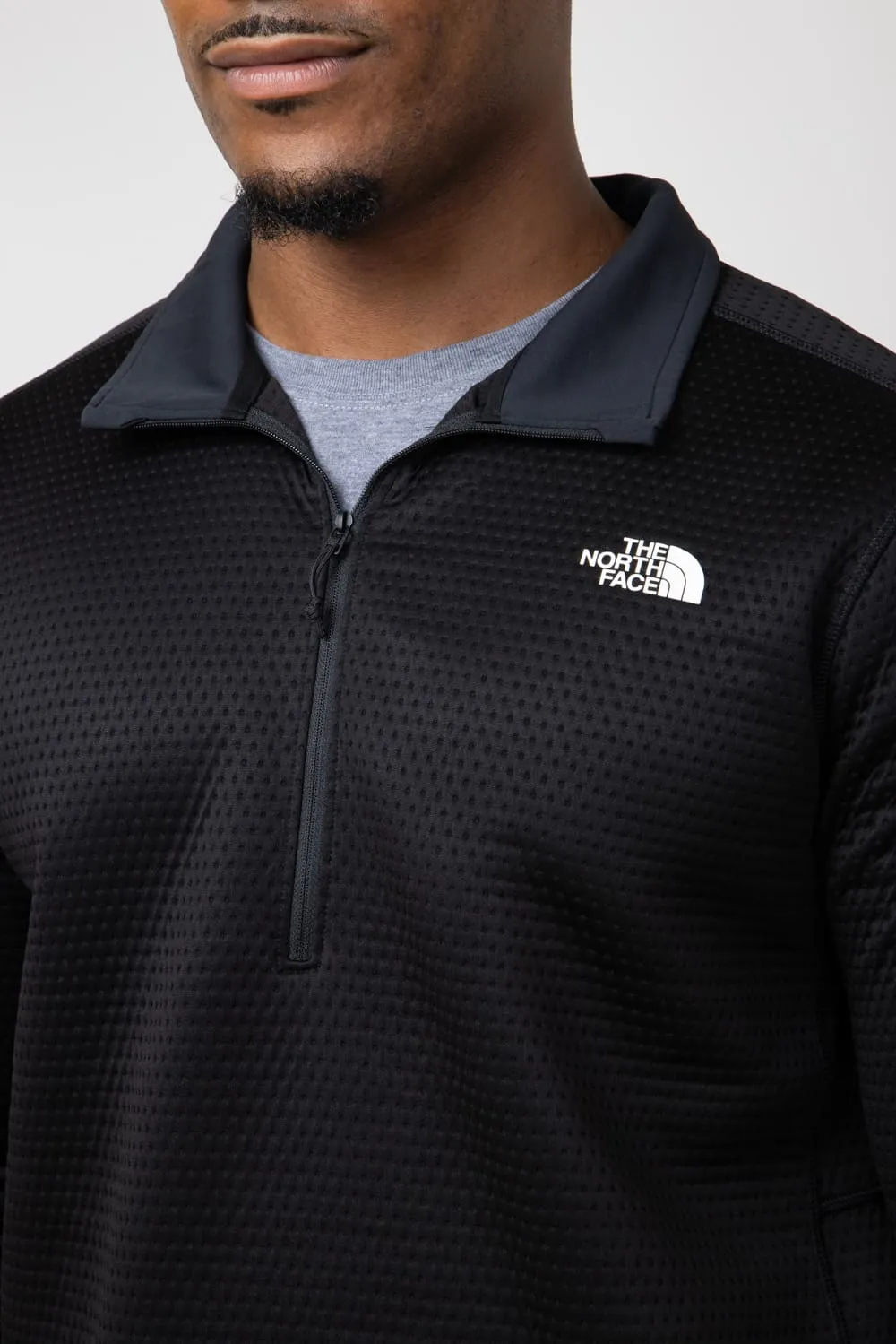 The North Face DotKnit Thermal 1/4 Zip for Men in Black | NF0A88U6-JK3-BLK sold by Glik’s product image thumbnail 3