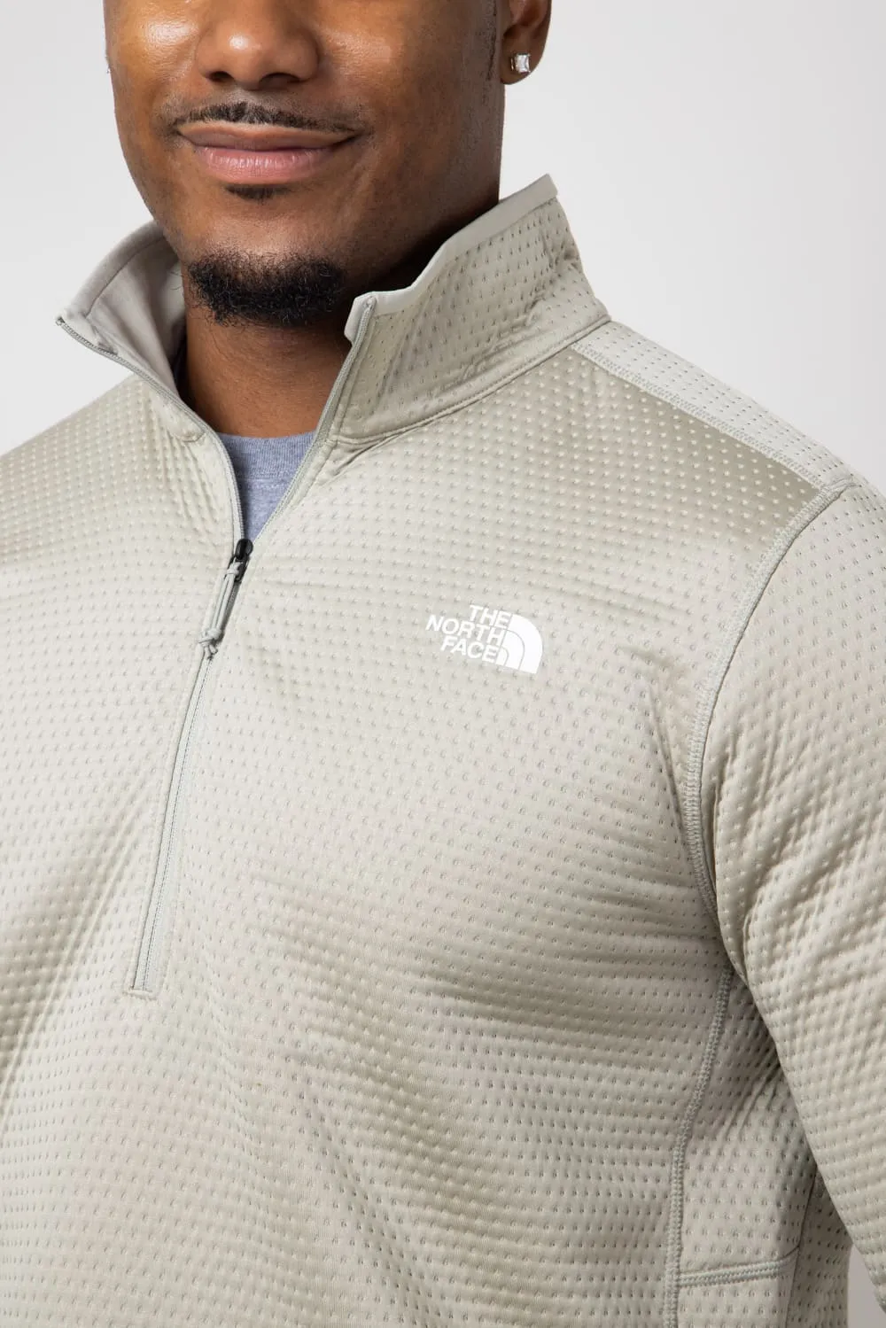 The North Face DotKnit Thermal 1/4 Zip for Men in Grey | NF0A88U6-1I4-GRY sold by Glik’s product image thumbnail 3