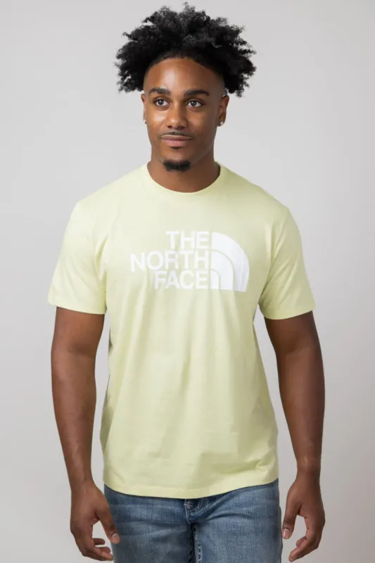The North Face Half Dome T-Shirt for Men in Nettle | NF0A812M-5XI-YLW sold by Glik’s