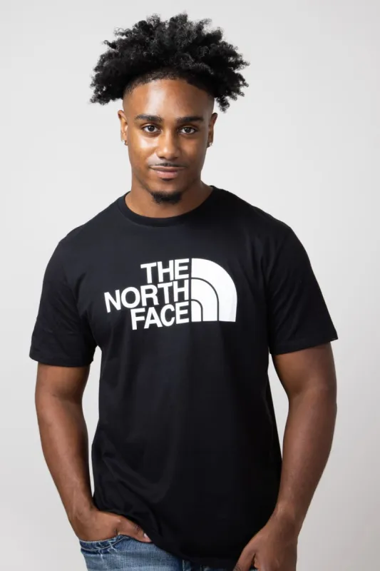 The North Face Half Dome T-Shirt for Men in Black/White | NF0A812M-KY4-BLACKWHITE sold by Glik’s