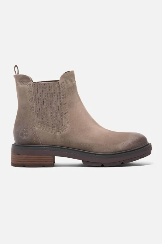 Timberland Brimfield Mid Chelsea Booties for Women in Brown Suede | TB0A2PBBES4 sold by Glik’s