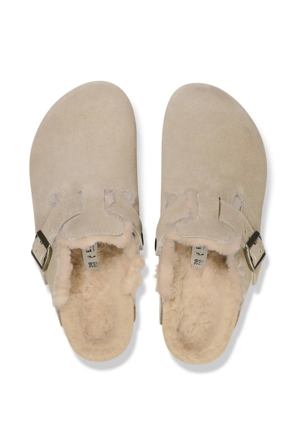 Birkenstock Boston Shearling Clogs for Women in Taupe | 1028299 sold by Glik’s product image thumbnail 4