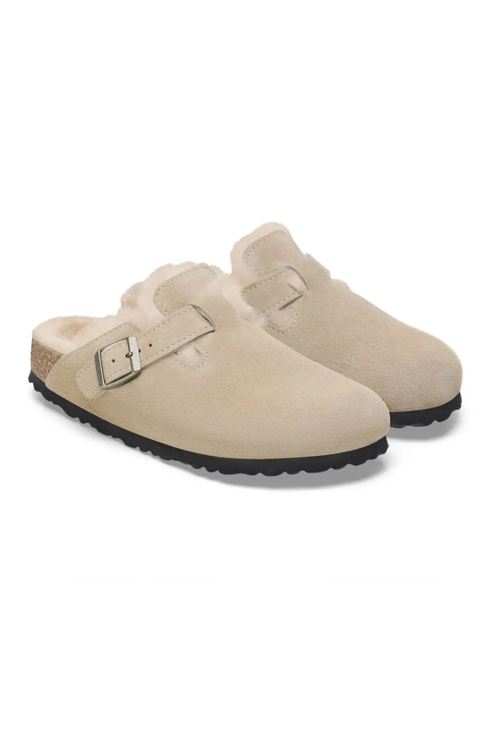 Birkenstock Boston Shearling Clogs for Women in Taupe | 1028299 sold by Glik’s