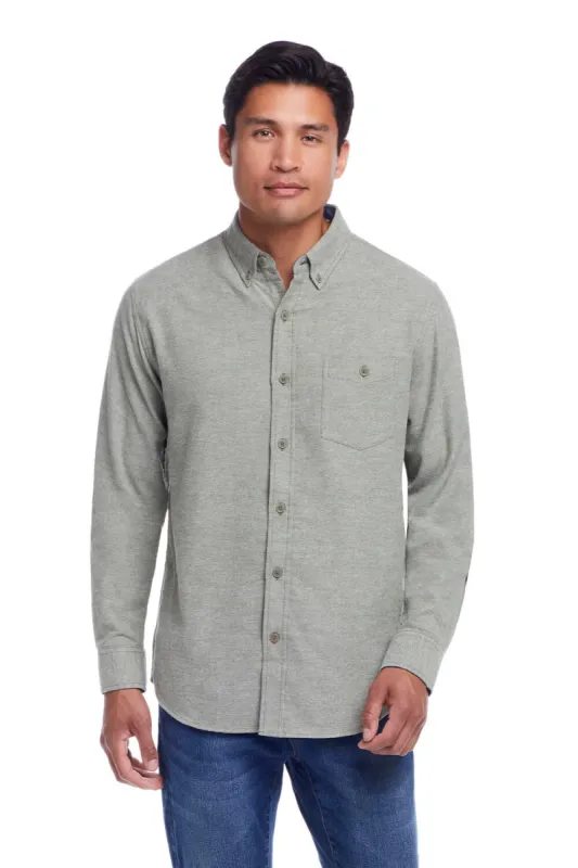 Weatherproof Vintage Solid Twill Shirt for Men in Deep Olive | F2485742GK-DEEPOLIVE sold by Glik’s