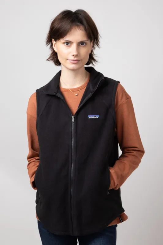 Patagonia Women's Classic Microdini Vest in Black | 23175-BLK sold by Glik’s