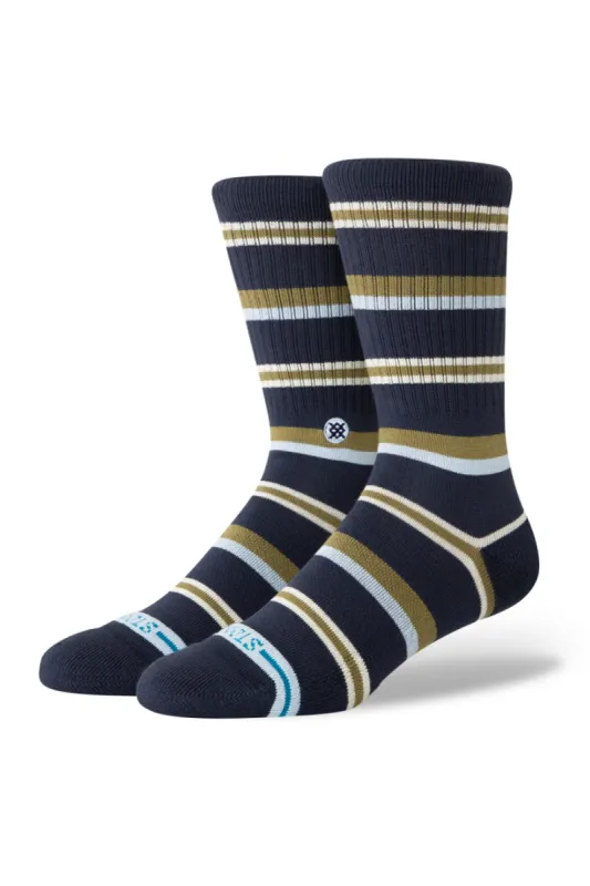 Stance Hudson Crew Socks for Men in Navy | A556C24HUD-NVY sold by Glik’s