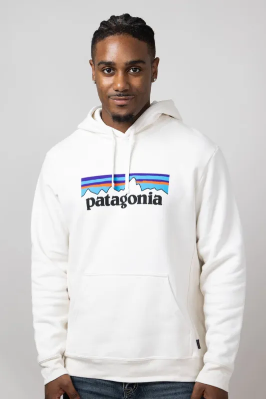 Patagonia Men’s P-6 Logo Uprisal Hoodie in Birch White | 39622-BCW sold by Glik’s