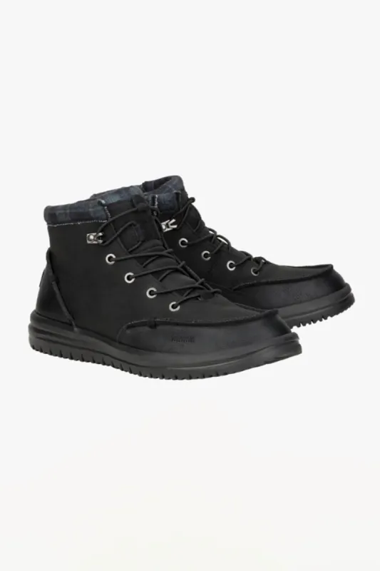 HEYDUDE Men’s Bradley Classic Boots in Black | 42067-001 sold by Glik’s
