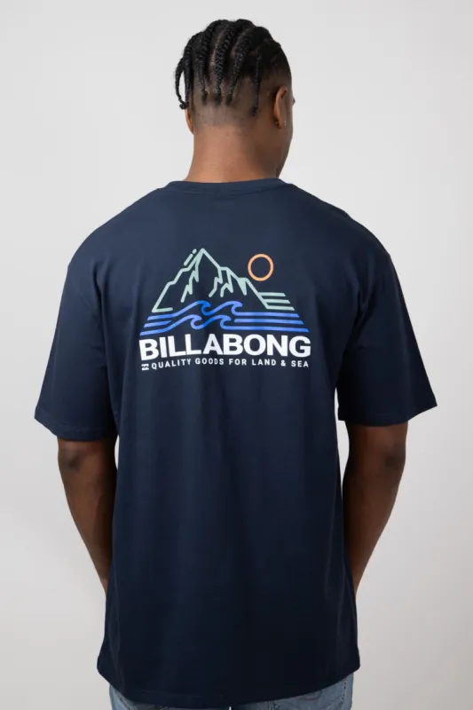 Billabong Wilderness T-Shirt for Men in Navy | 24A3524008-NAVY sold by Glik’s