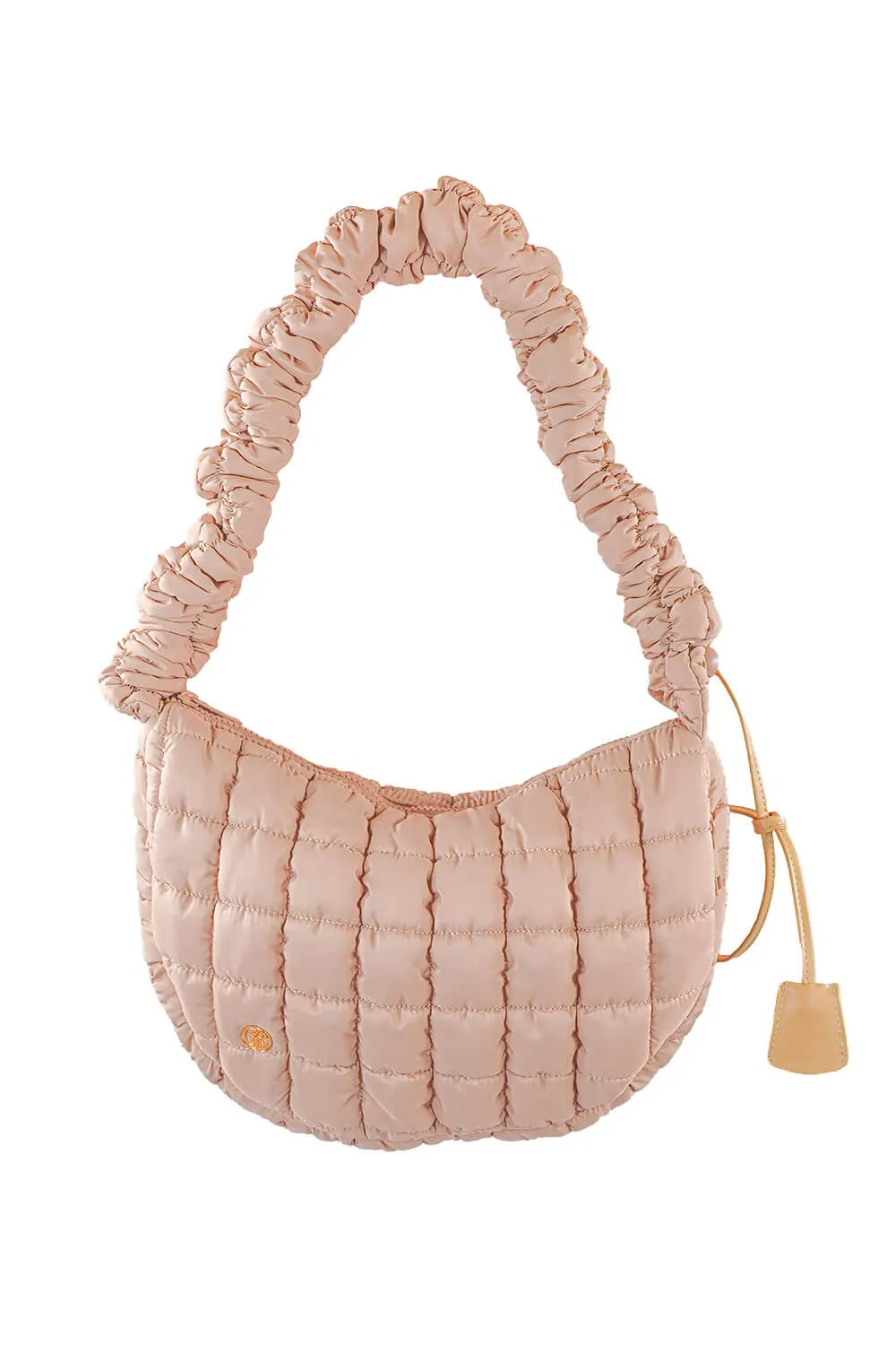 Simply Southern Quilted Puffer Shoulder Bag for Women in Mocha | 0224-BAG-PUFF-SHLDR-MOCHA sold by Glik’s