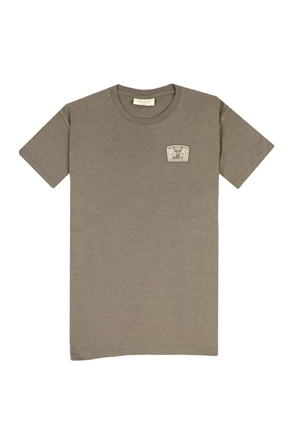 Simply Southern Buck T-Shirt for Men in Heather Brown | MN-SS-BUCK-DESERTHTHR sold by Glik’s product image thumbnail 2