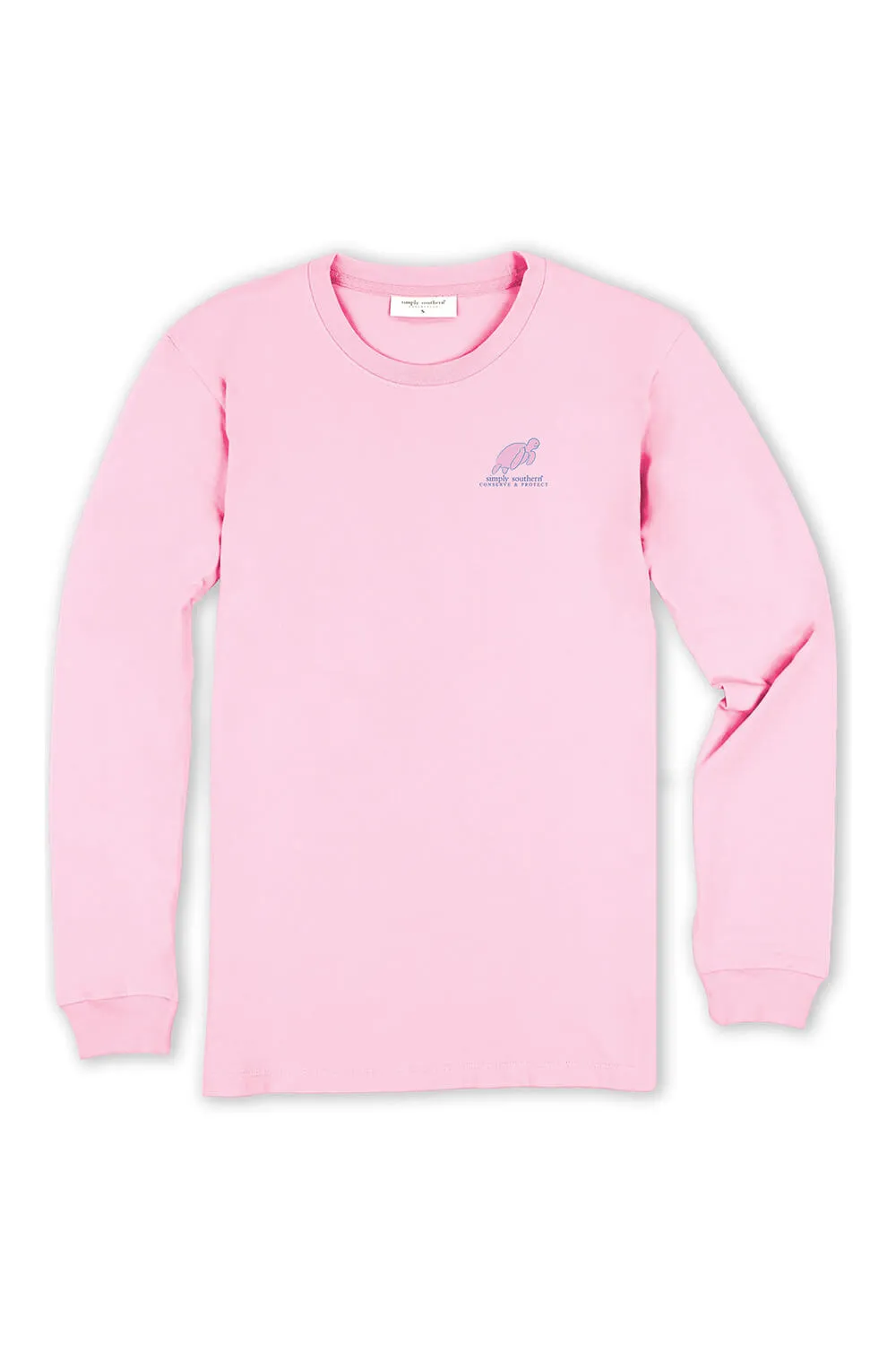 Simply Southern Plus Size Long Sleeve Paisley Turtle Tracking T-Shirt for Women in Light Pink | EXT-LS-TRACKT6-PAIS-LTPINK sold by Glik’s product image thumbnail 2