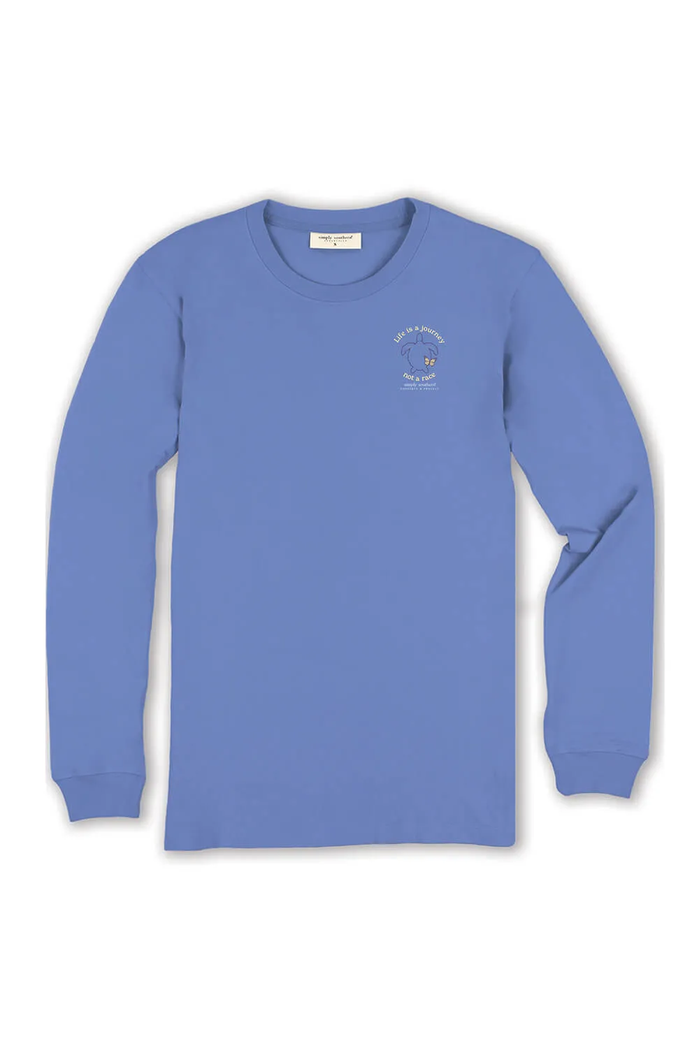 Simply Southern Long Sleeve Life is a Journey Not A Race Turtle T-shirt for Women in Vista | LS-TRACKT8-JOURNEY-VISTA sold by Glik’s product image thumbnail 2