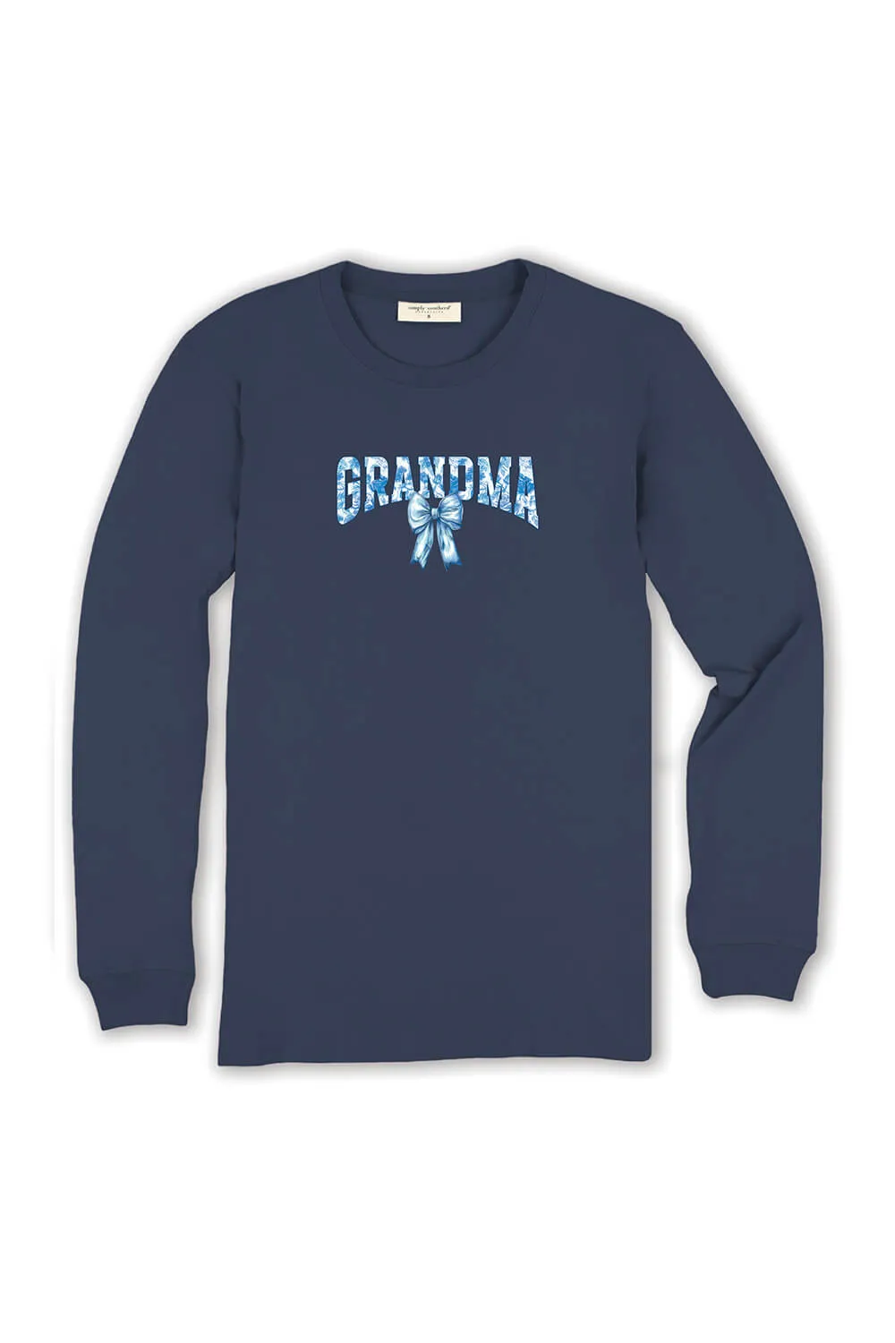 Simply Southern Long Sleeve Blessed Grandma T-Shirt for Women in Mirage | LS-BLSGRANDMA-MIRAGE sold by Glik’s product image thumbnail 2