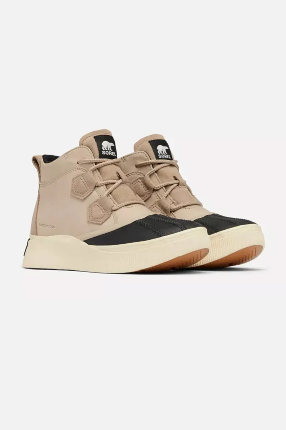 Sorel Out N About IV Classic WP Booties for Women in Omega Taupe/Black | 2088161-264 sold by Glik’s