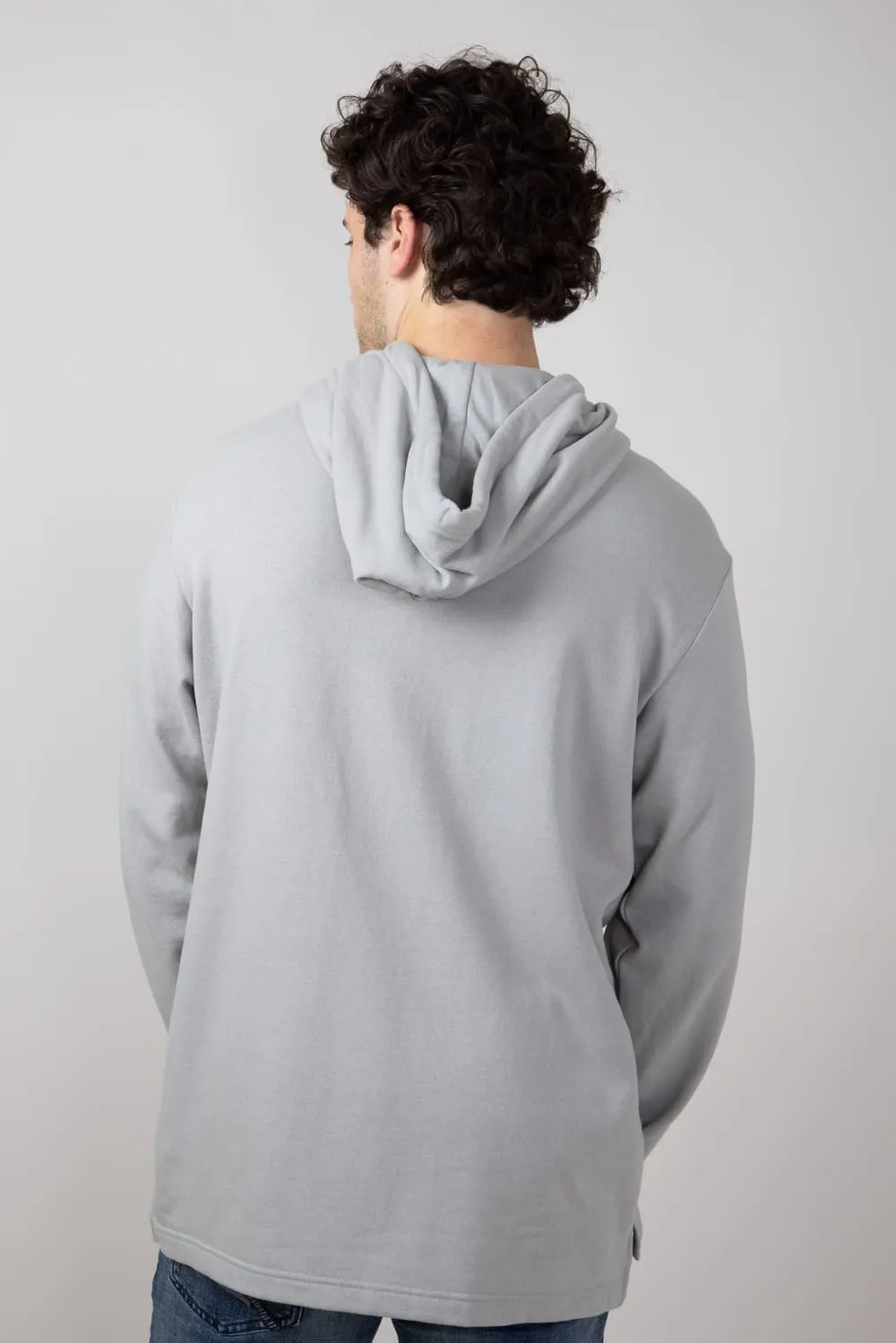 Patagonia Men’s ’73 Lightweight Wildrise Logo Hoodie in Ink Salt Grey | 39695-SGRY sold by Glik’s product image thumbnail 2