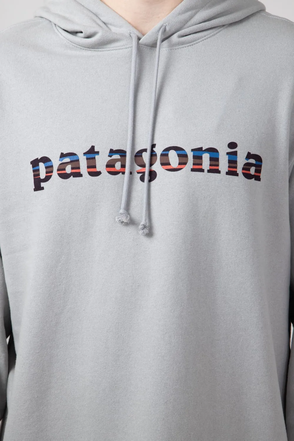 Patagonia Men’s ’73 Lightweight Wildrise Logo Hoodie in Ink Salt Grey | 39695-SGRY sold by Glik’s product image thumbnail 4