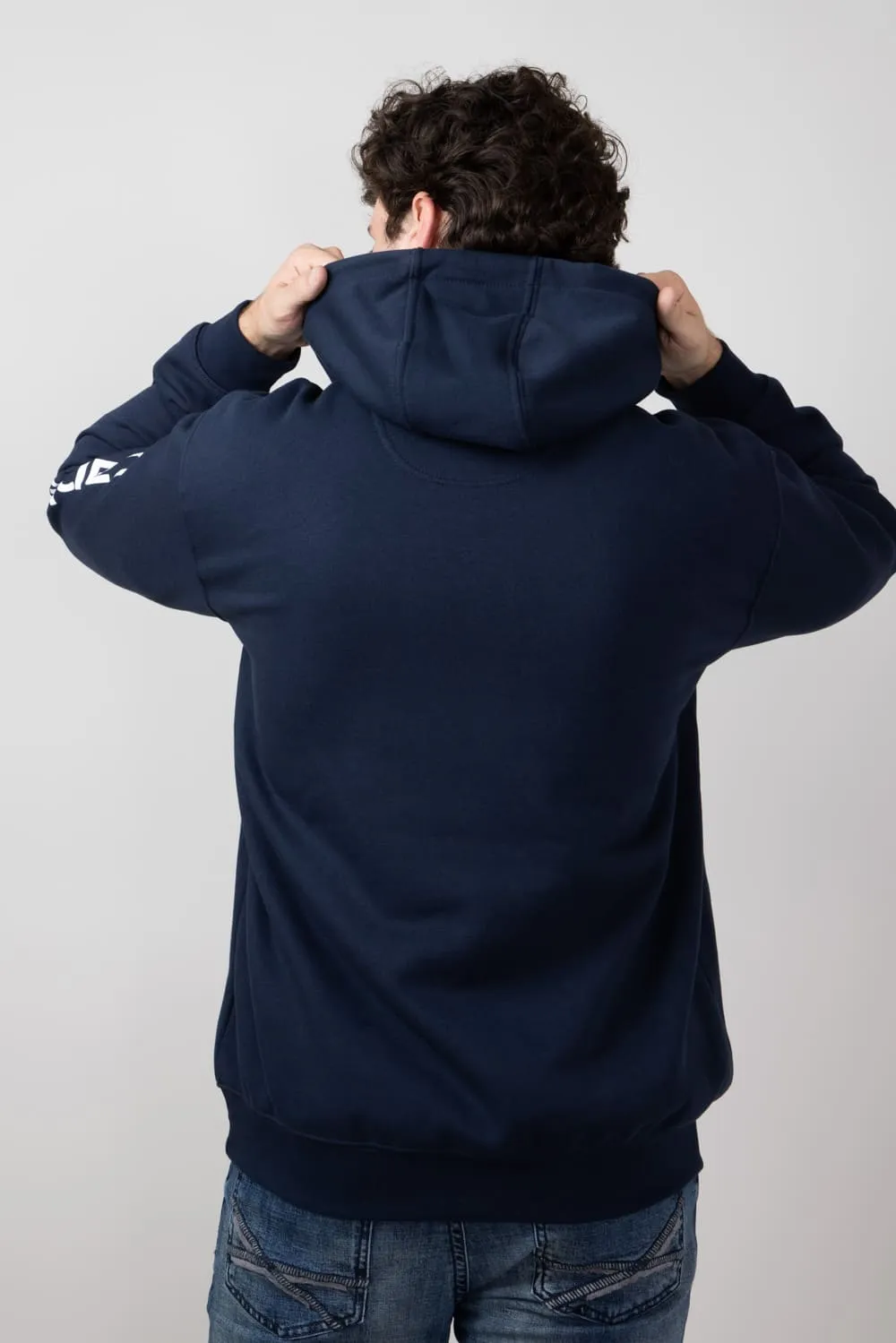Carhartt Loose Fit Graphic Hoodie for Men in Navy | K288-472-NAVY sold by Glik’s product image thumbnail 4