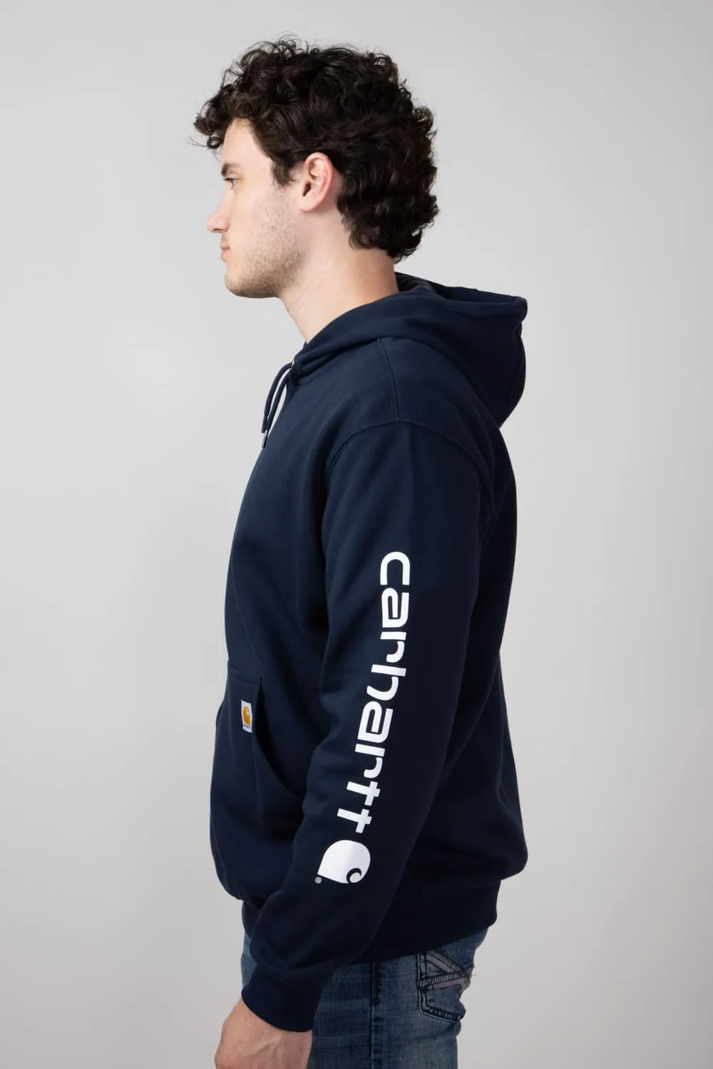 Carhartt Loose Fit Graphic Hoodie for Men in Navy | K288-472-NAVY sold by Glik’s product image thumbnail 3