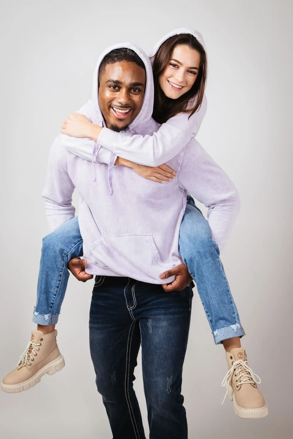 Mineral Wash Hoodie in Lilac | 708MW-LILAC sold by Glik’s