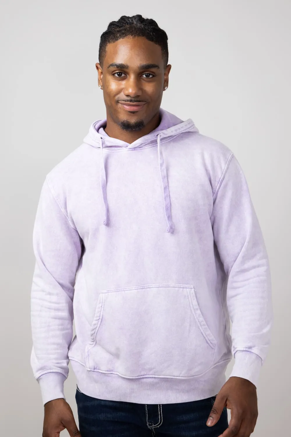 Mineral Wash Hoodie in Lilac | 708MW-LILAC sold by Glik’s product image thumbnail 2