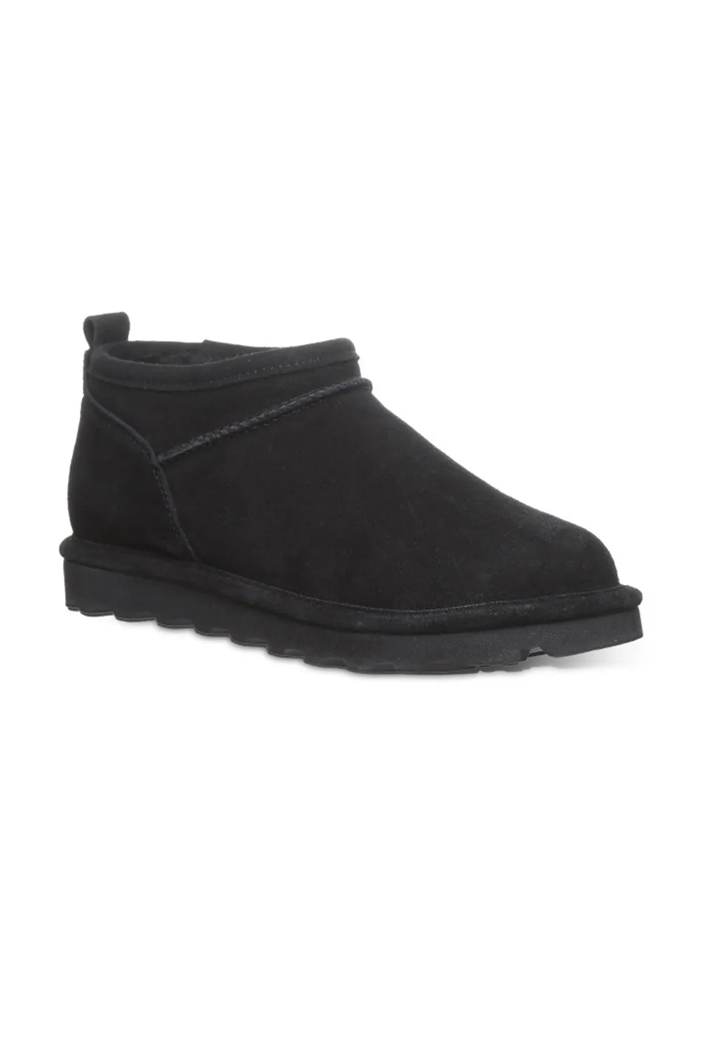 Bearpaw Super Shorty Ankle Booties for Women in Black | 3049W-011 BLACK sold by Glik’s