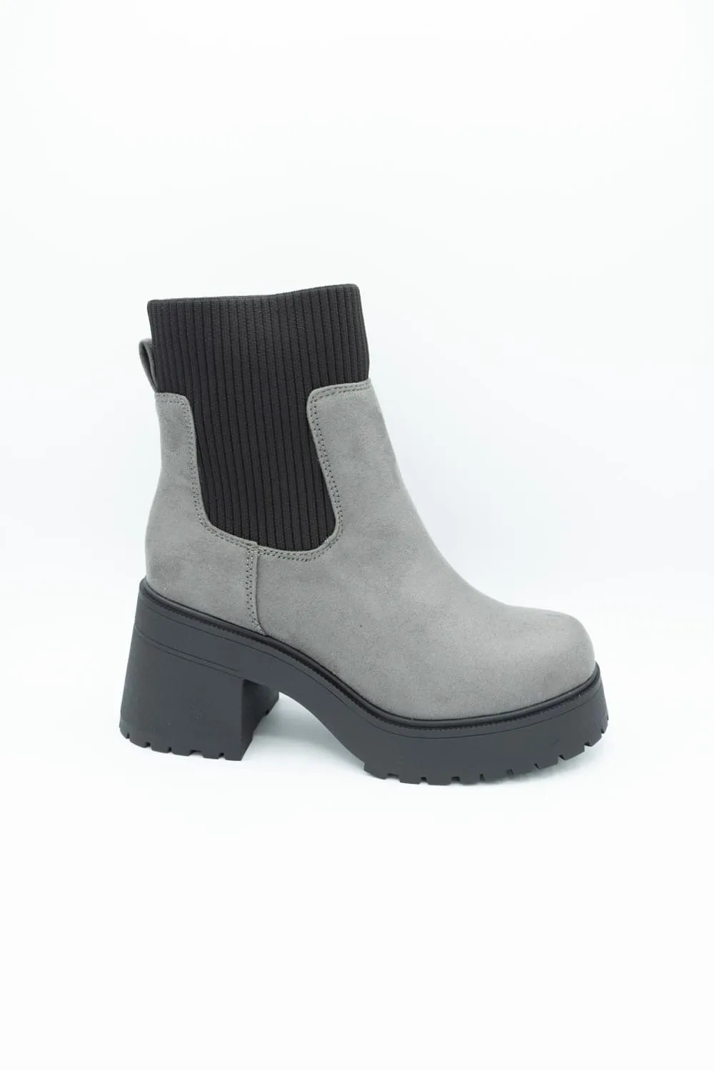 Soda Super Platform Booties for Women in Charcoal | SUPER-S DEEP CHA sold by Glik’s product image thumbnail 2
