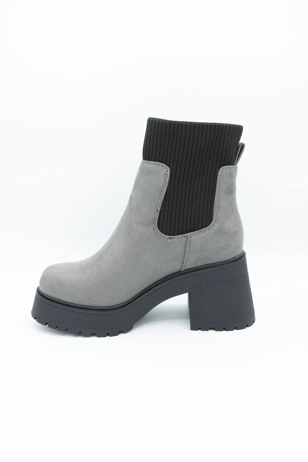 Soda Super Platform Booties for Women in Charcoal | SUPER-S DEEP CHA sold by Glik’s product image thumbnail 4