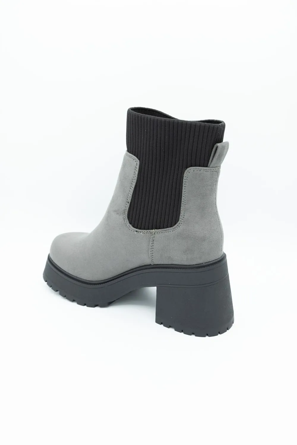 Soda Super Platform Booties for Women in Charcoal | SUPER-S DEEP CHA sold by Glik’s product image thumbnail 3