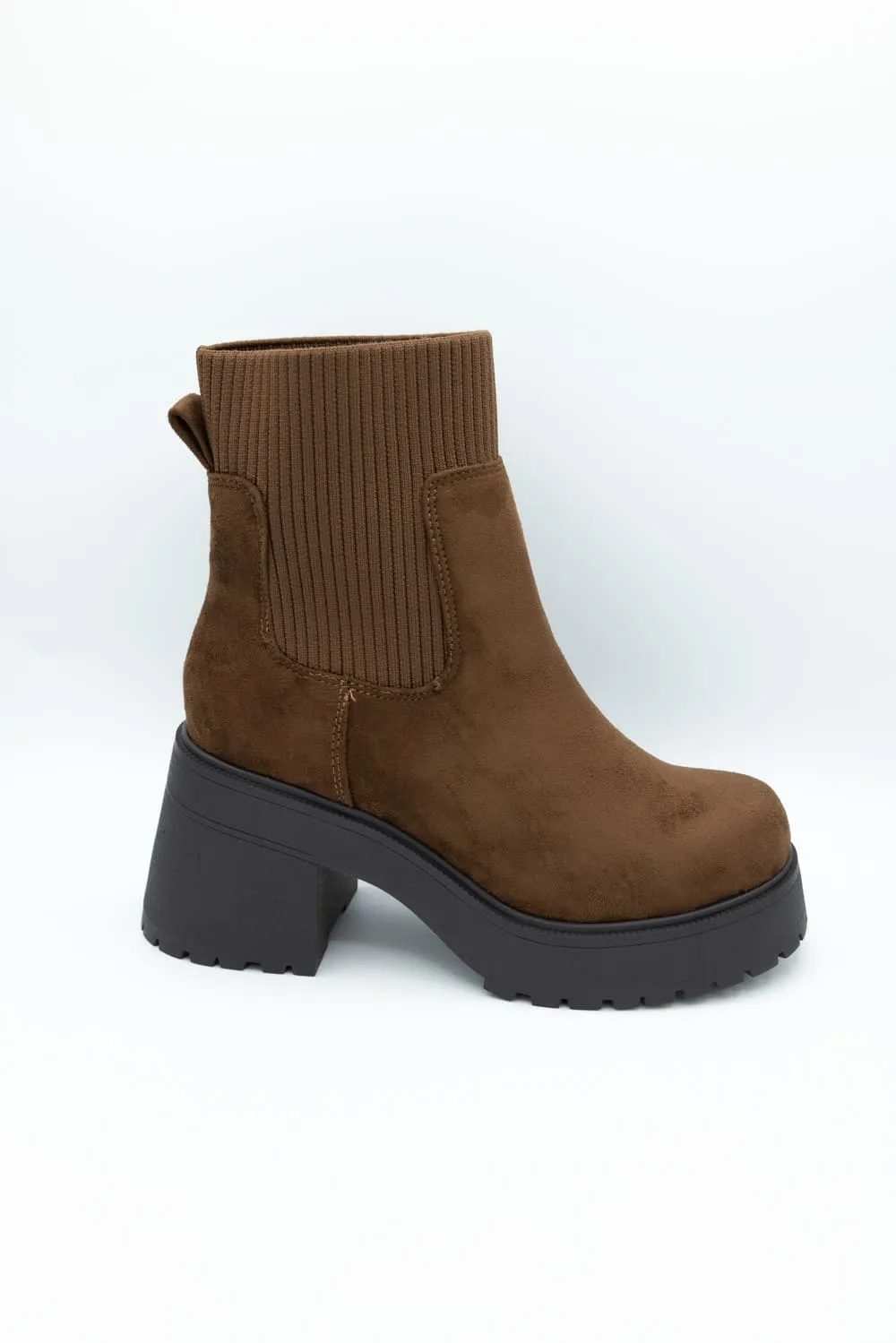 Soda Super Platform Booties for Women in Chocolate | SUPER-S CHOCOLATE sold by Glik’s product image thumbnail 2