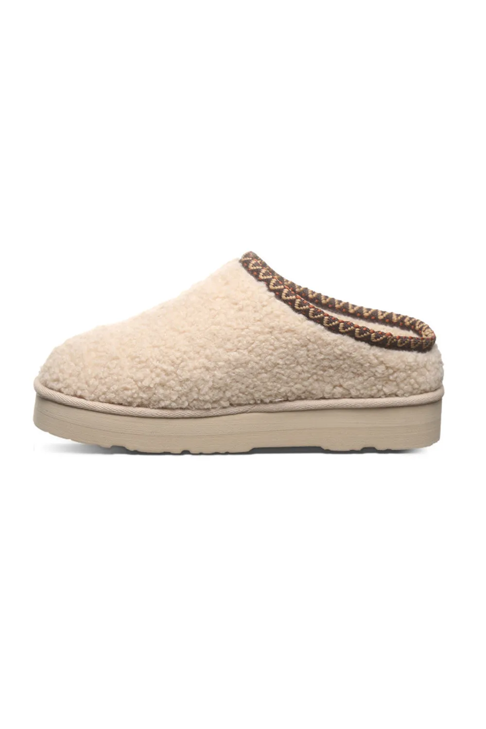Bearpaw Snuggle Martis Platform Slipper Clogs for Women in Oat | 3190W-125 OAT sold by Glik’s product image thumbnail 3