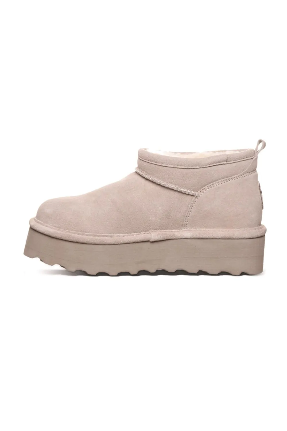 Bearpaw Retro Super Shorty Ankle Booties for Women in Mushroom | 3051W-500 MUSHROOM sold by Glik’s product image thumbnail 3