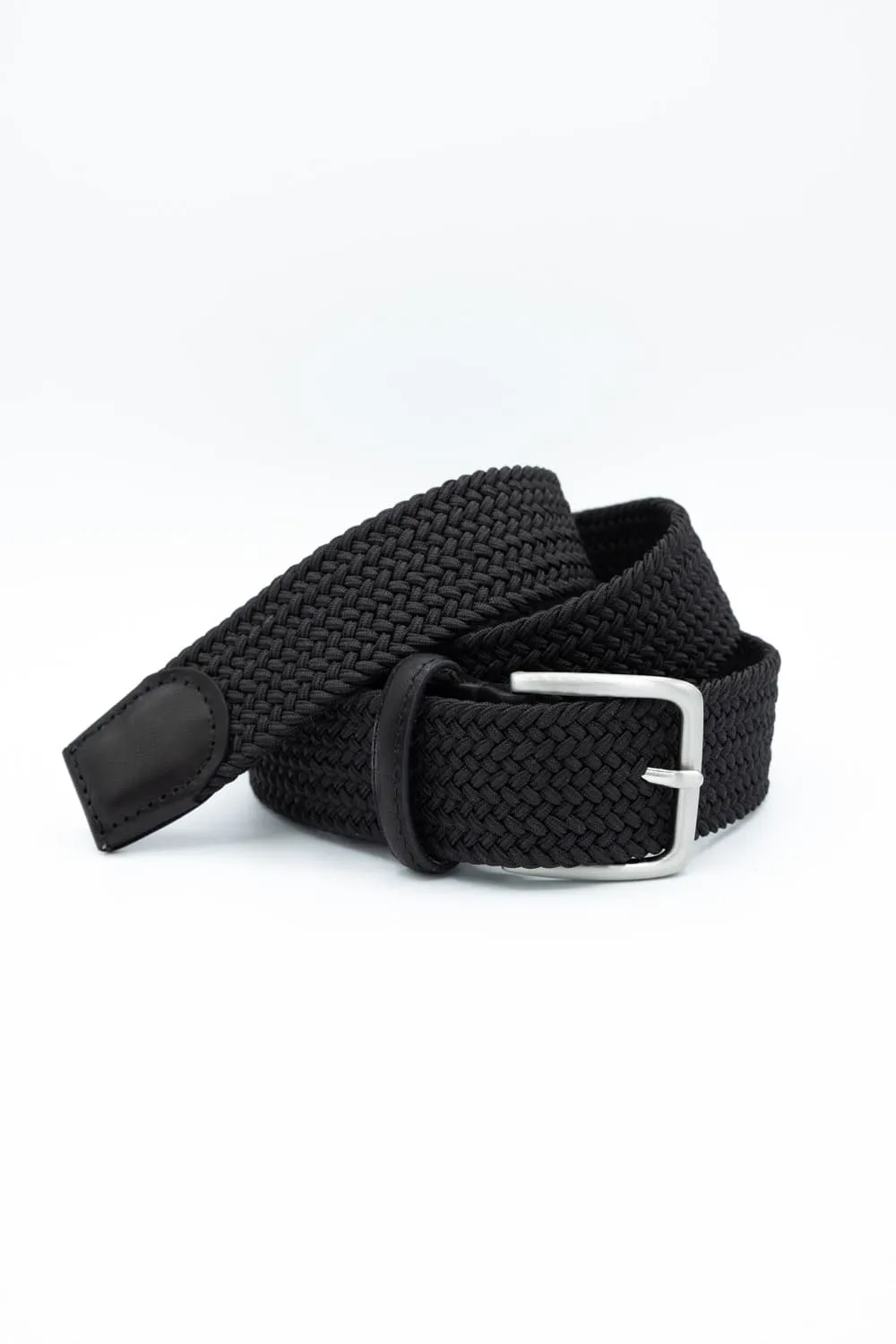 Stretch Elastic Belt for Men in Black | 85247-BLACK sold by Glik’s