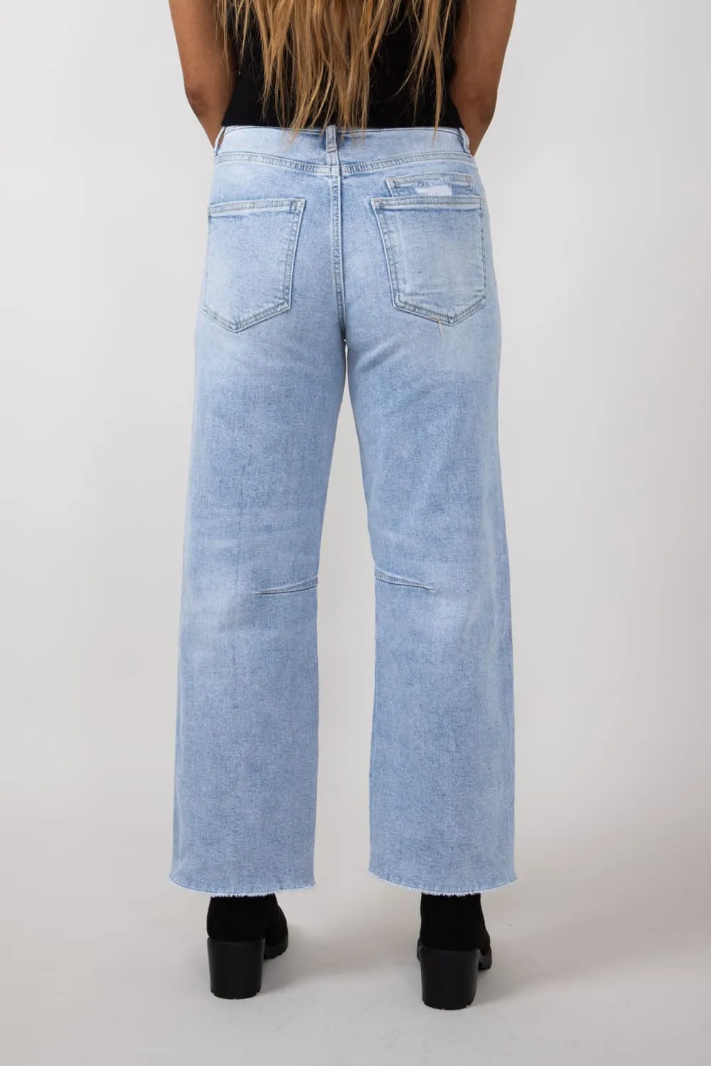 Vervet High Rise Baggy Barrel Jeans for Women | V3575 sold by Glik’s product image thumbnail 3