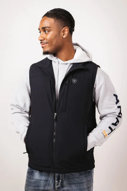 Ariat Pioneer StretchShell Vest for Men in Black | 10051992-BLACK sold by Glik’s