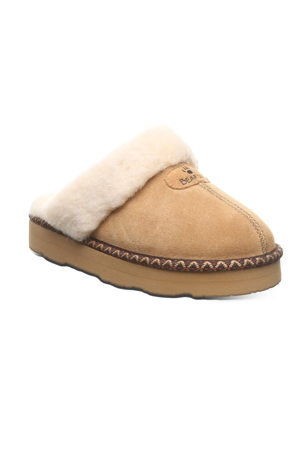 Bearpaw Loki Platform Lo Deco for Women in Iced Coffee Solid | 3191W-245 ICED COFFEE sold by Glik’s