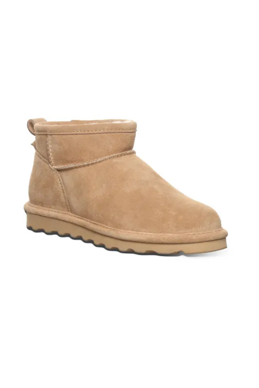 Bearpaw Shorty Ankle Booties for Women in Iced Coffee | 2860W-243 ICED COFFEE sold by Glik’s