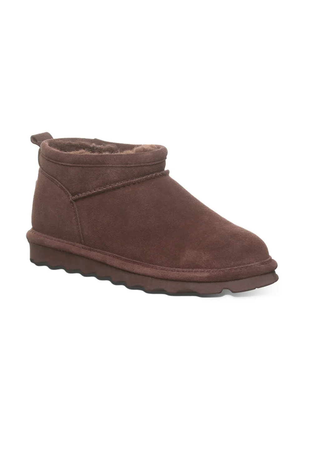 Bearpaw Super Shorty Ankle Booties for Women in Walnut | 3049W-129 WALNUT sold by Glik’s