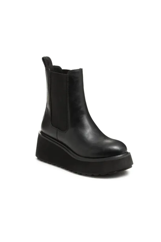 Rocket Dog Heyday Platform Booties for Women in Black | HEYDAY-BLACK made by Glik’s