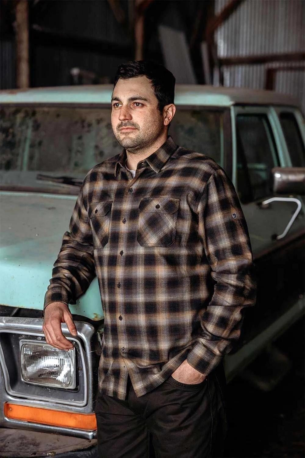 Kuhl Dillingr Flannel Shirt for Men in Desert Night | 7186-DESERTNIGHT sold by Glik’s product image thumbnail 4