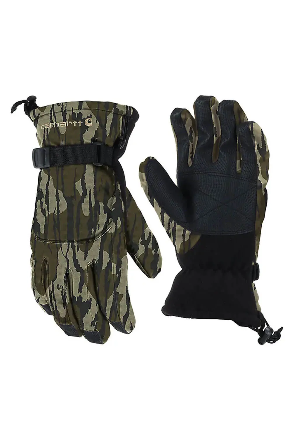 Carhartt Insulated Hunt Waterproof Gloves for Men in Camo | A528CAMO sold by Glik’s