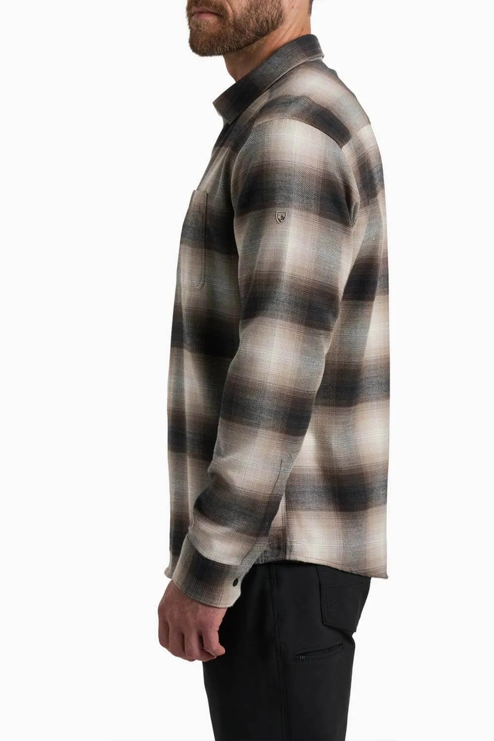 Kuhl Law Flannel Shirt for Men in Iron Mountain | 7373-QUICKSAND sold by Glik’s product image thumbnail 3