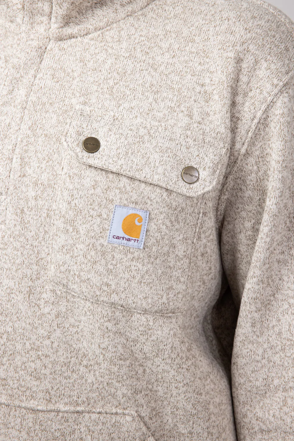 Carhartt Midweight Quarter Zip Sweatshirt for Men in Oat Milk | 106378-A16-OAT sold by Glik’s product image thumbnail 3