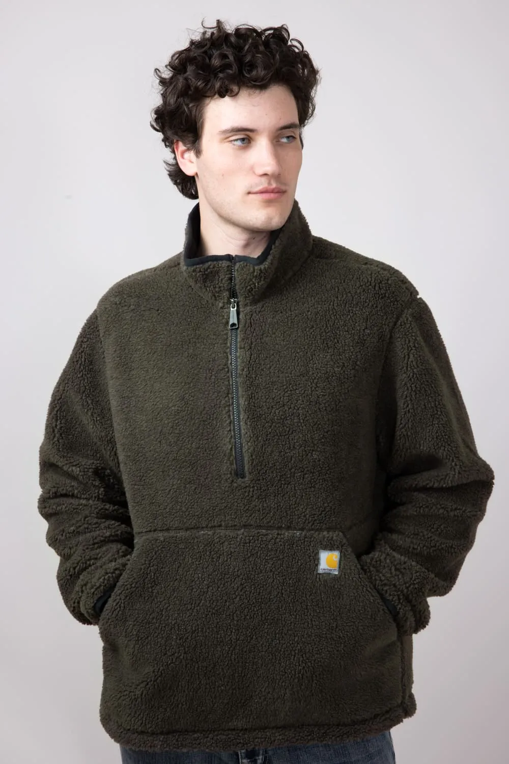 Carhartt Loose Fit Fleece Pullover for Men in Tarmac | 106443-217-TARMAC sold by Glik’s