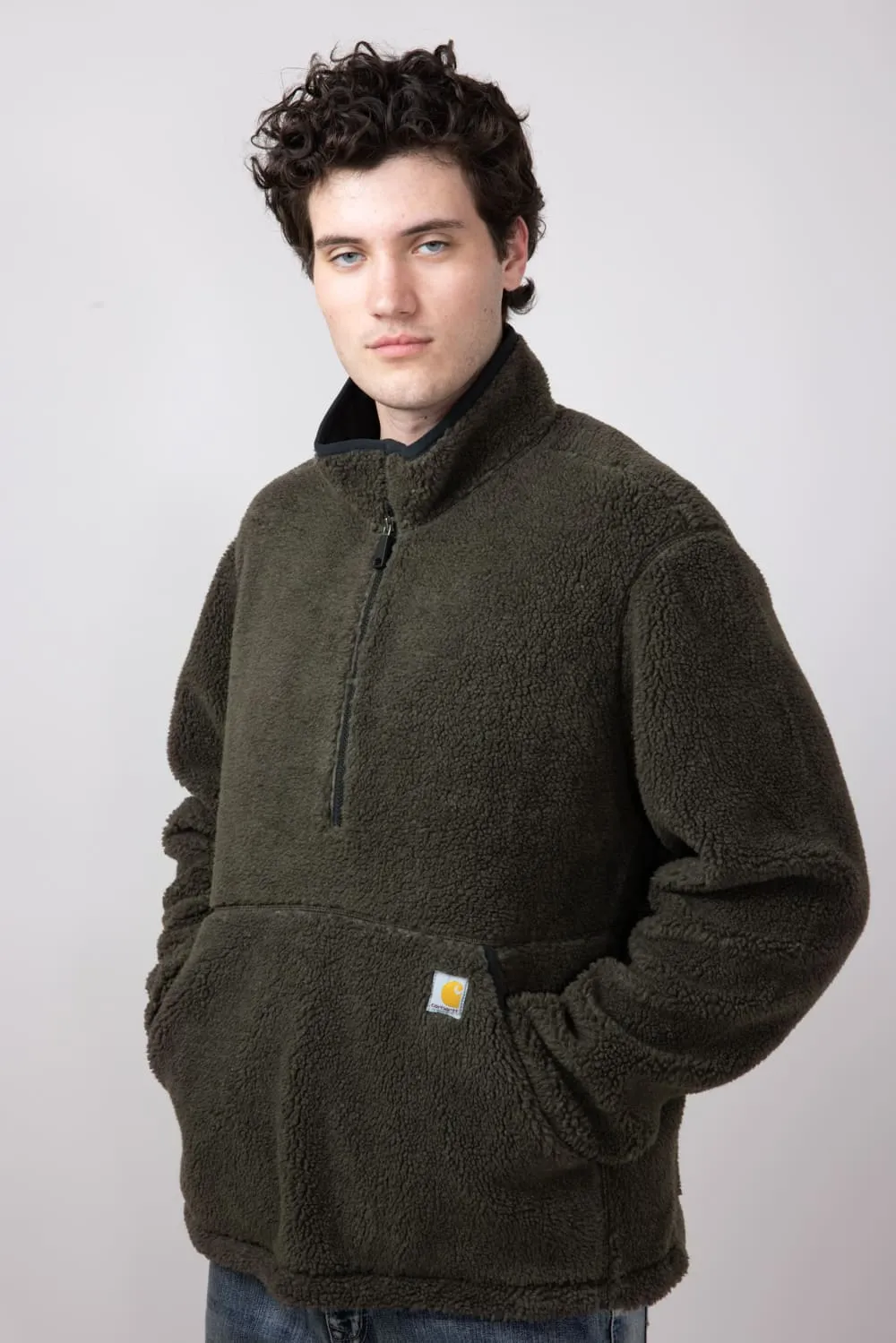Carhartt Loose Fit Fleece Pullover for Men in Tarmac | 106443-217-TARMAC sold by Glik’s product image thumbnail 3