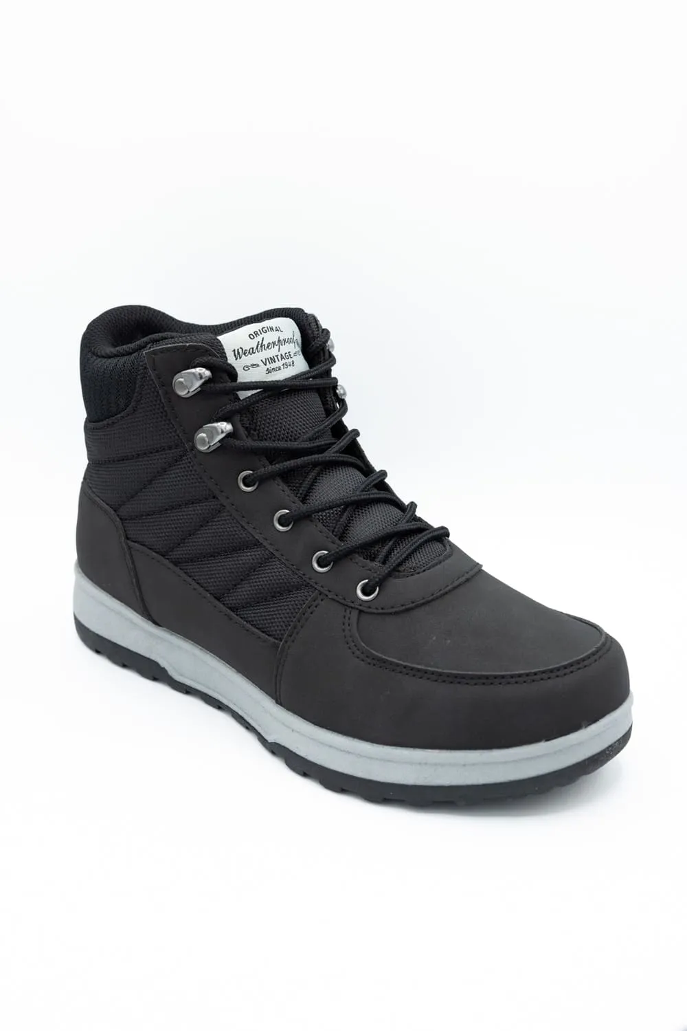 Weatherproof Vintage Steven Lace Boots for Men in Black | STEVEN-BLACK sold by Glik’s product image thumbnail 3