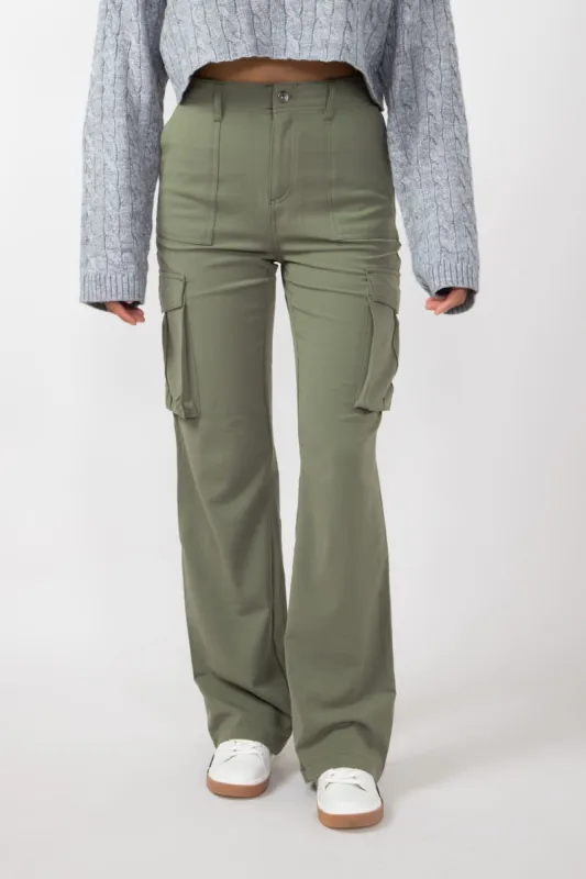 Love Tree Cargo Pants for Women in Olive | 6949PN-OLIVE sold by Glik’s