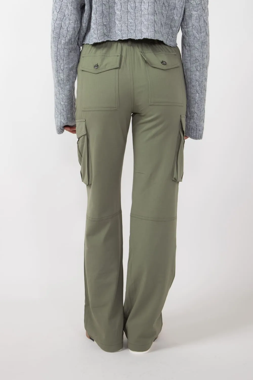 Love Tree Cargo Pants for Women in Olive | 6949PN-OLIVE sold by Glik’s product image thumbnail 3
